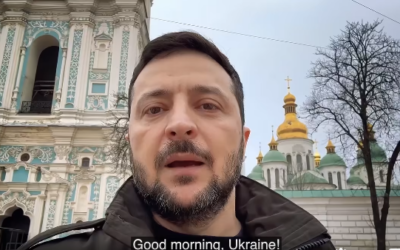 Привітання Президента України Володимира Зеленського з Днем Соборності України!