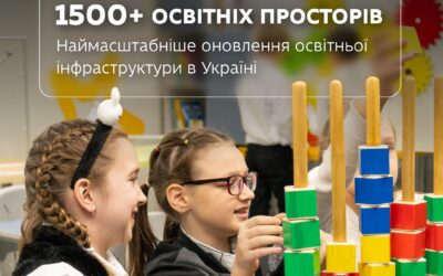 Наймасштабніше оновлення освітньої інфраструктури: безпека та модернізація