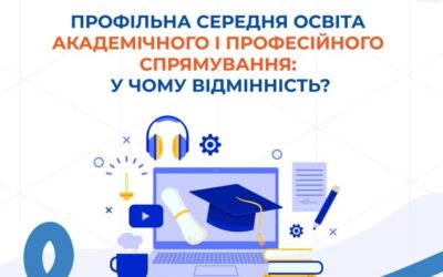 Чим відрізняється профільна середня освіта академічного і професійного спрямування?