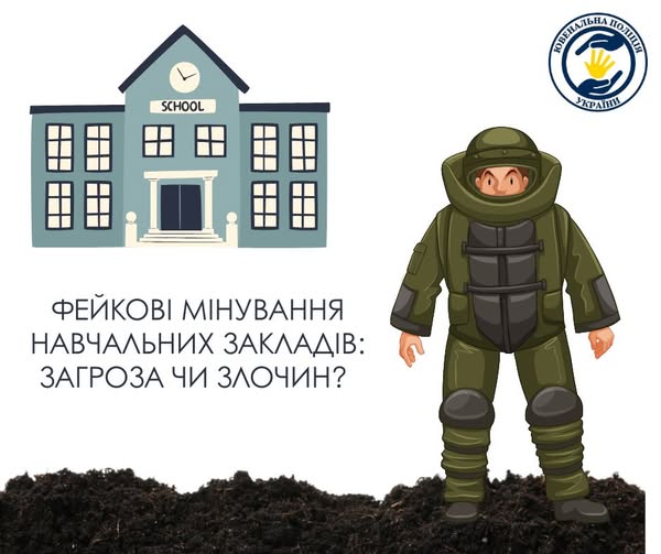 Фейкові мінування шкіл: загроза чи злочин?