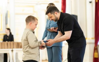 Восьмирічний школяр із Волині отримав відзнаку Президента України «Майбутнє України»