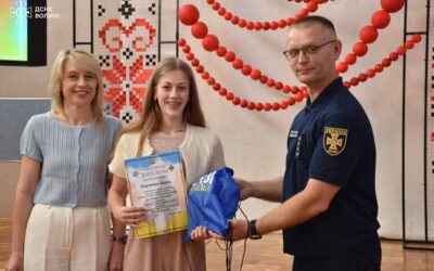 На Волині завершився обласний етап огляду робіт «Діти за безпечне майбутнє – 2025»