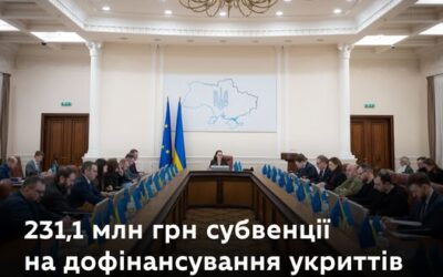 Уряд ухвалив рішення про розподіл частини субвенції на облаштування укриттів у закладах освіти